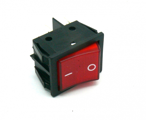 00492035  ON-OFF SWITCH - RED PUSH BUTTON / Elektra Micra Casa S1 S1C S1CO (AXI)